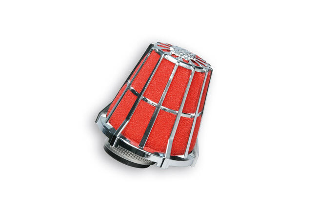 047729.k0 Filtro Aria Red Filter E5 Con ø 43 Per Carburatori Phbl 25 Cromato Malossi